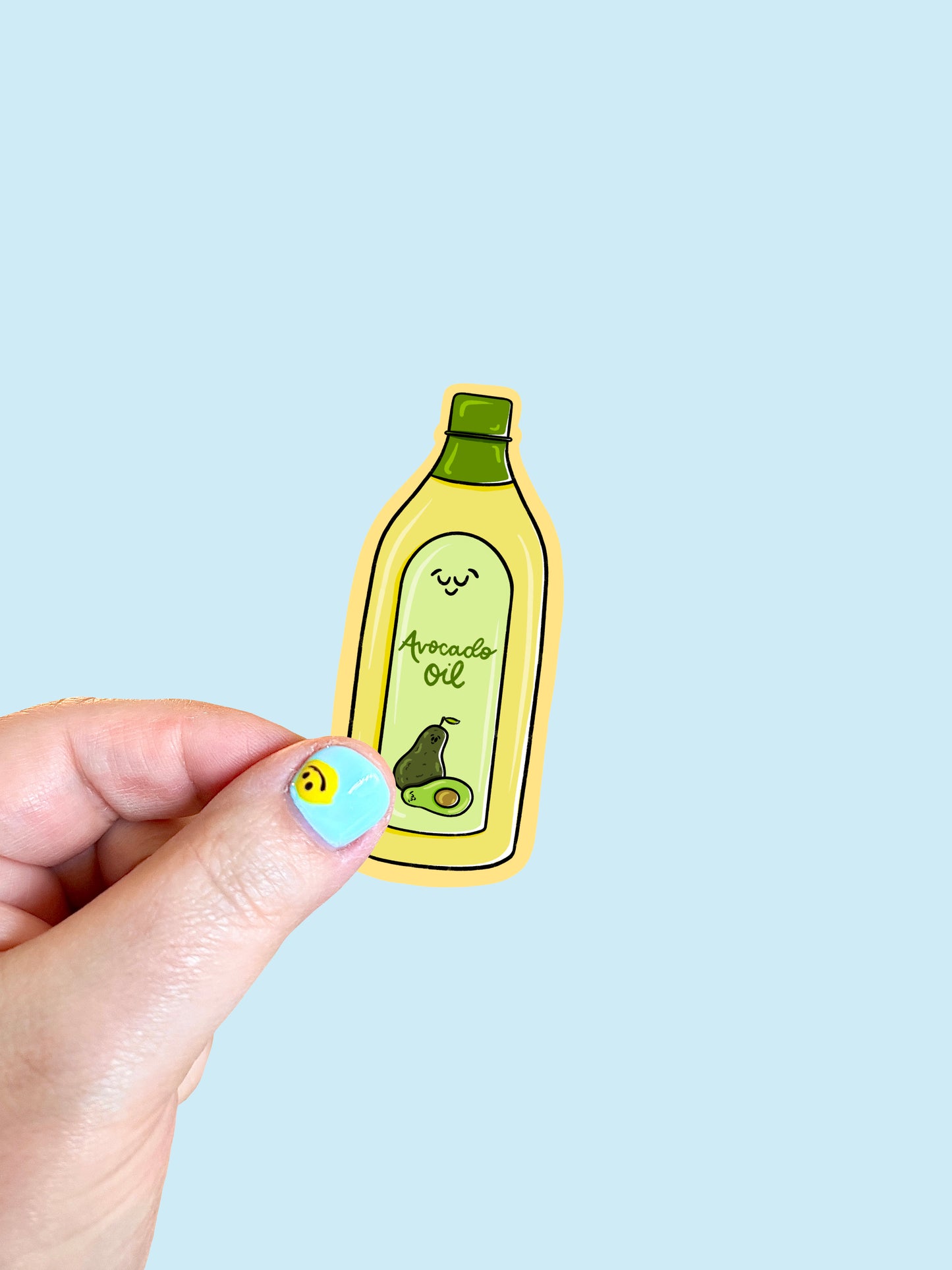 Avocado Oil Vinyl Sticker