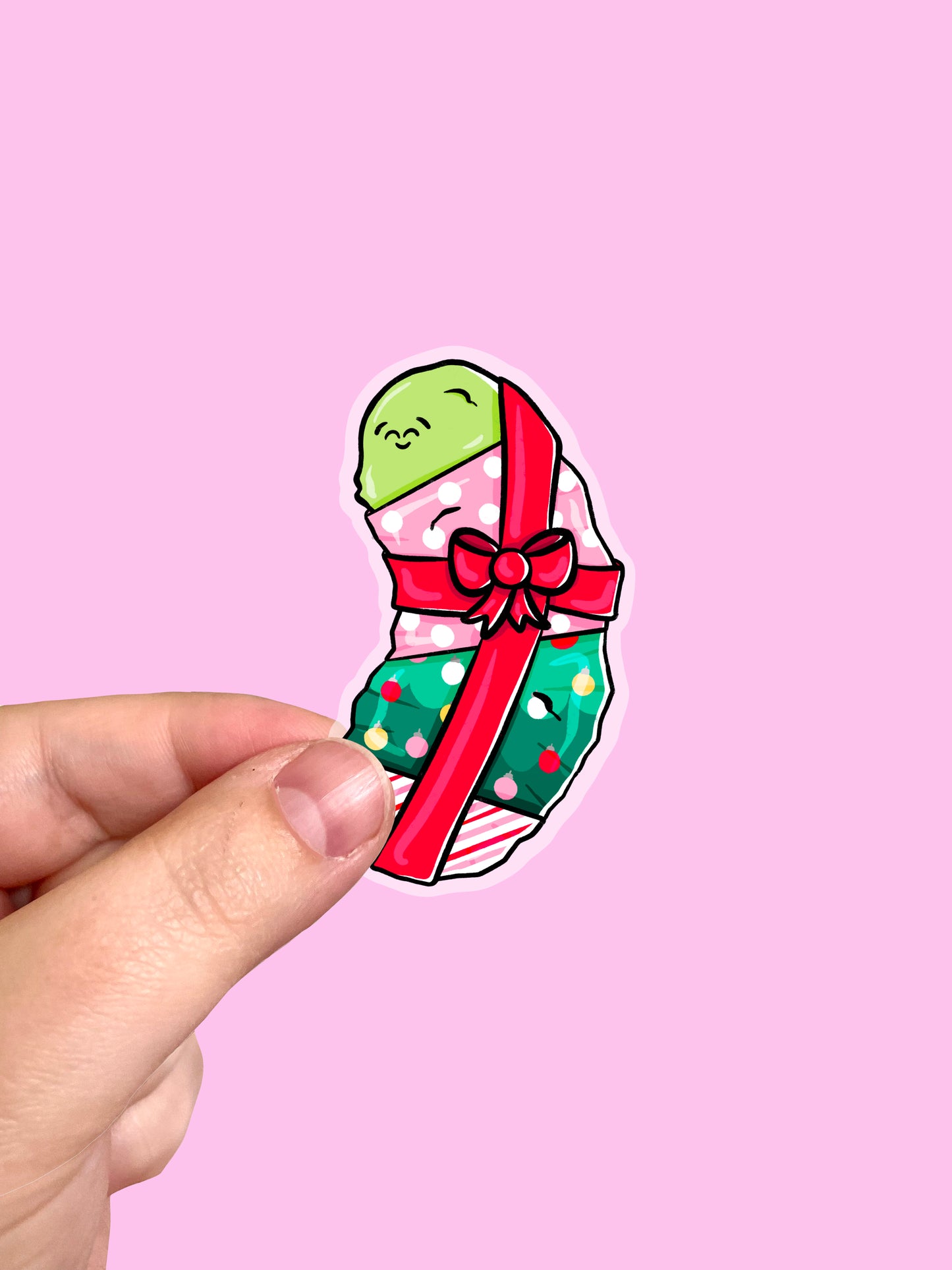 Christmas Pickle Vinyl Sticker