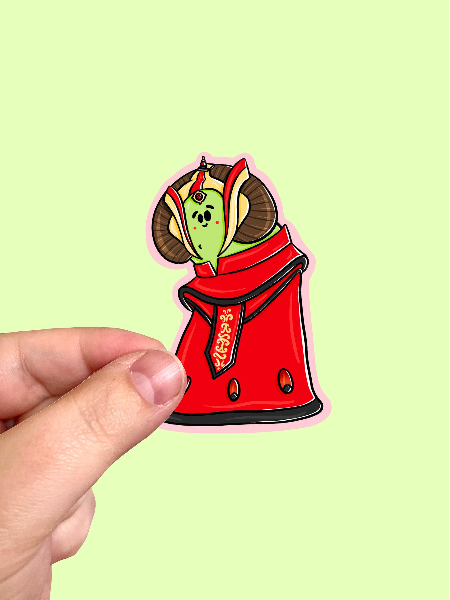 Queen Pickle Vinyl Sticker