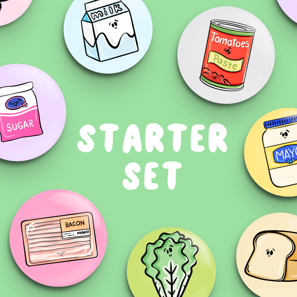 Whole Set Foodie Magnets Starter Set