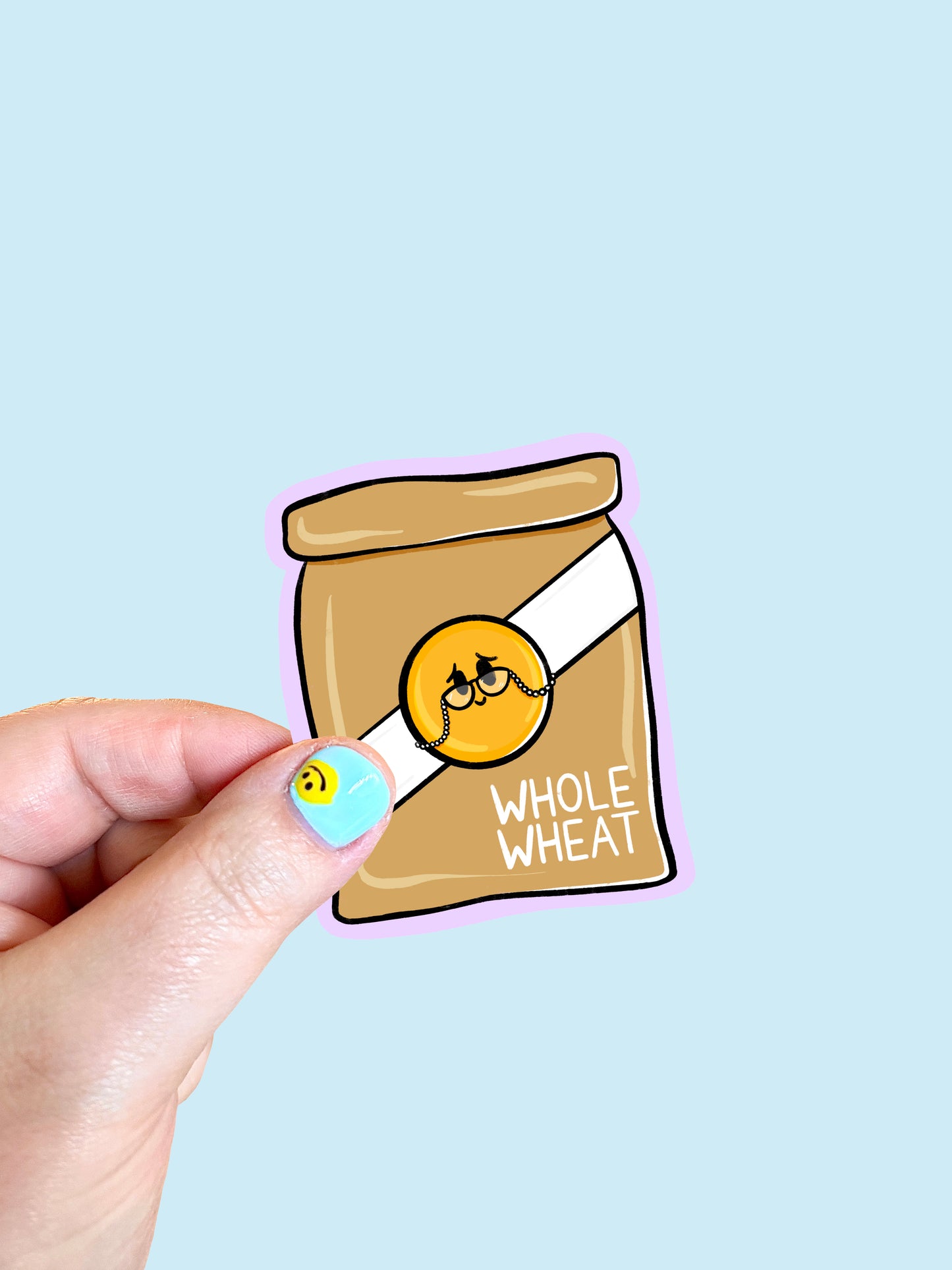 Whole Wheat Flour Vinyl Sticker