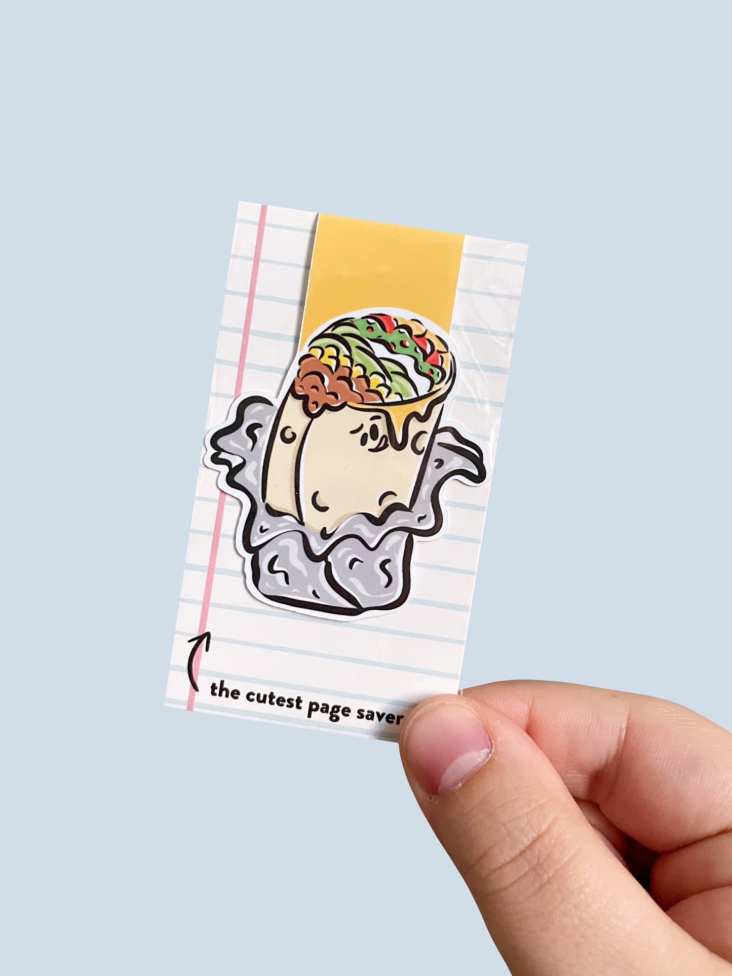 Burrito Magnetic Bookmark