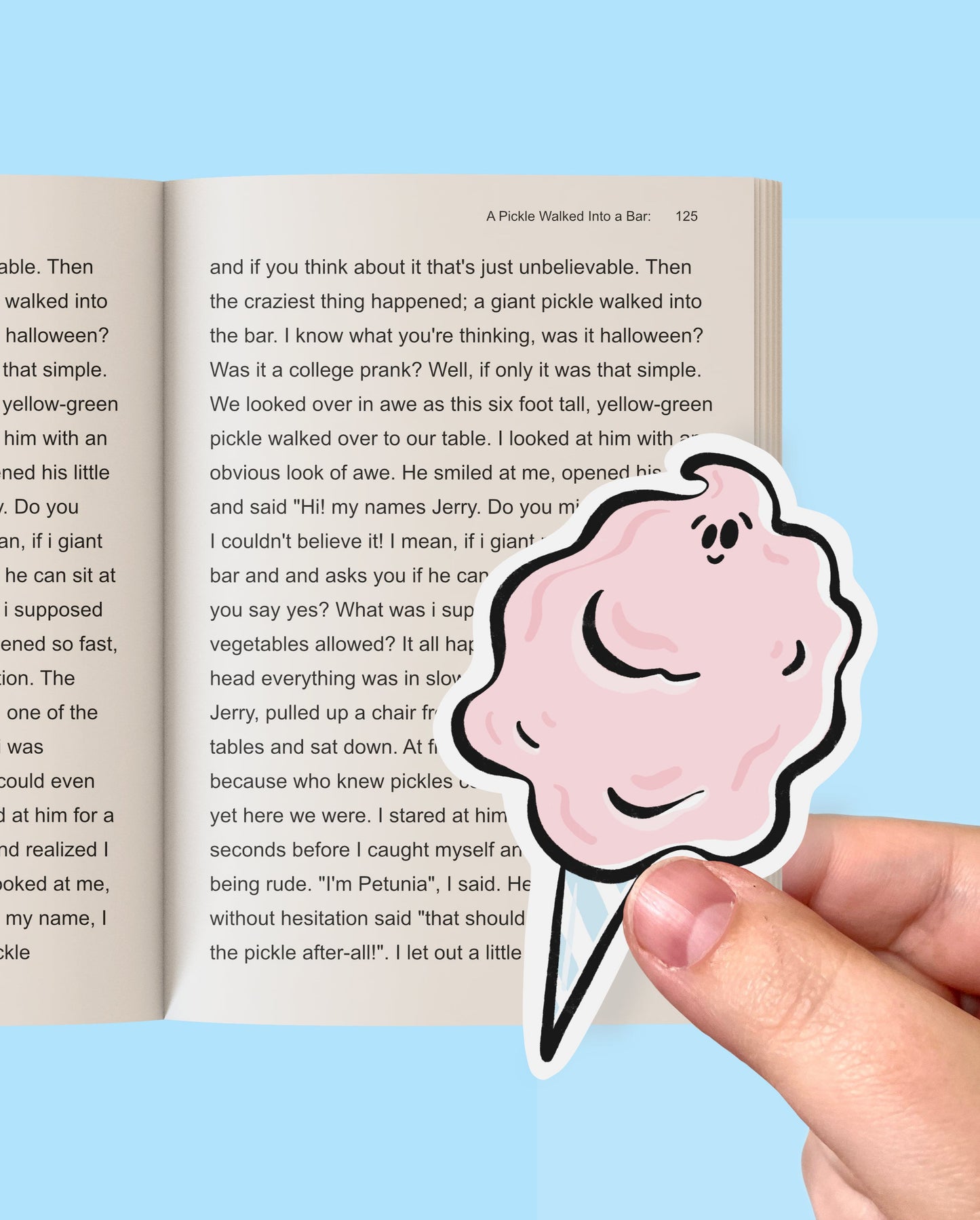 Cotton Candy Jumbo Bookmark