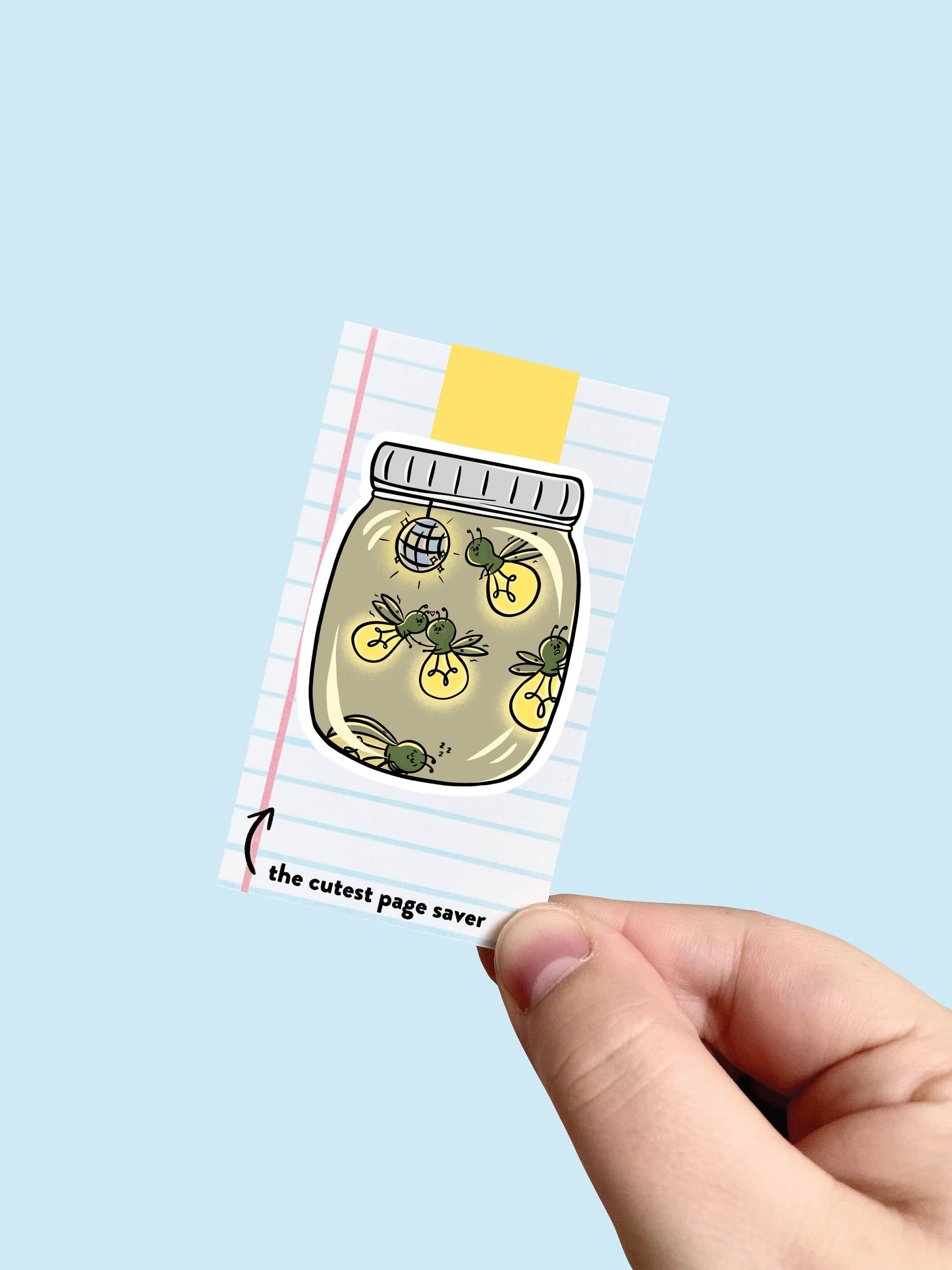Firefly Jar Magnetic Bookmark