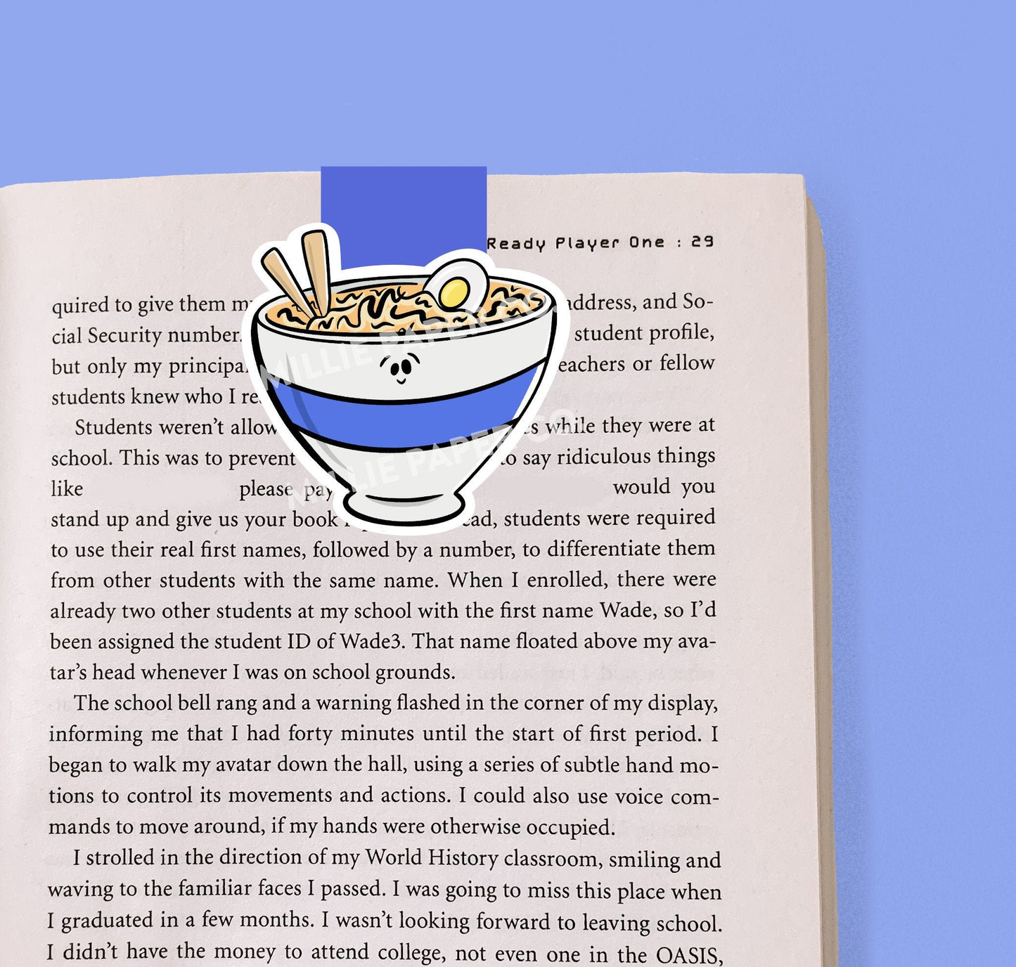 Ramen Bowl Magnetic Bookmark