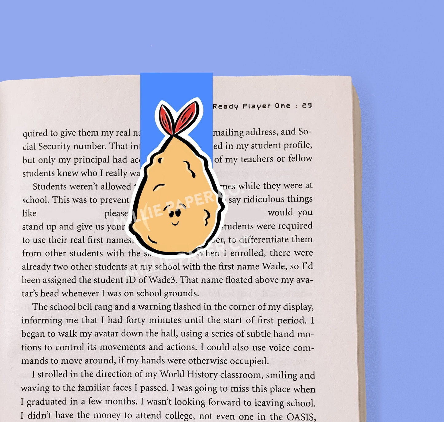 Shrimp Tempura Magnetic Bookmark