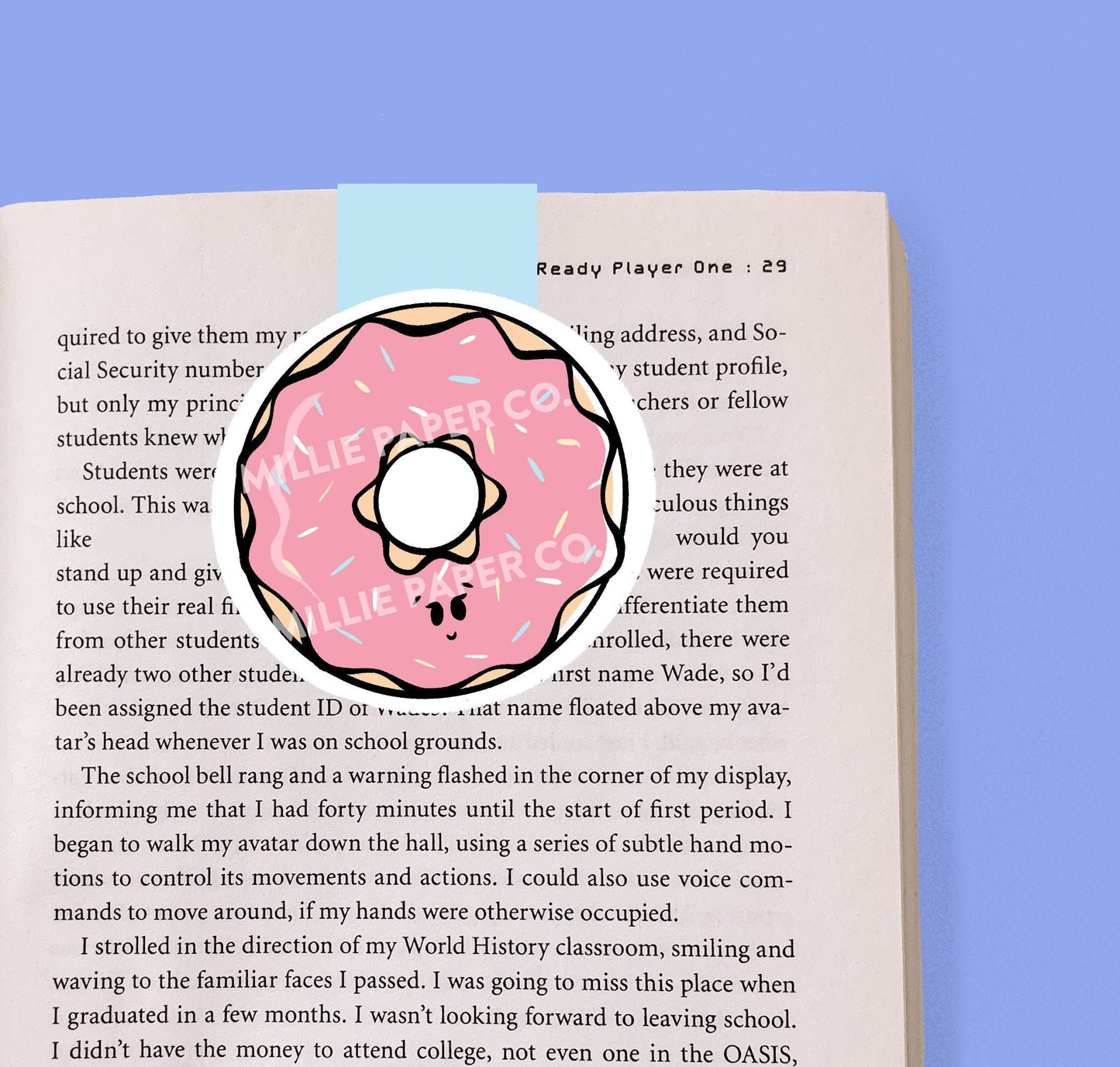 Donut Magnetic Bookmark