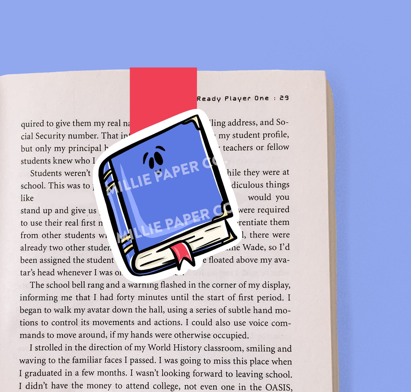 Book Magnetic Bookmark