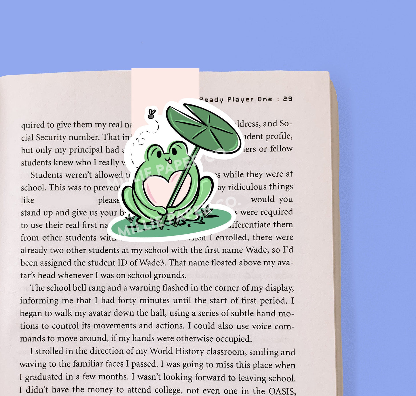 Frog Magnetic Bookmark