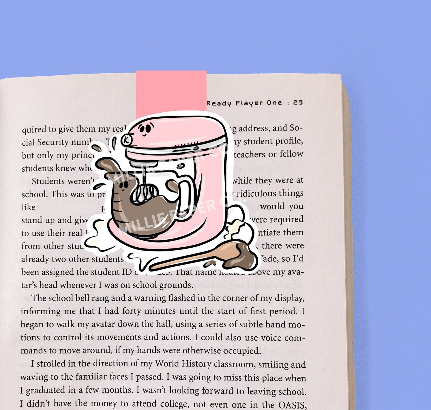 Kitchen Mixer Magnetic Bookmark
