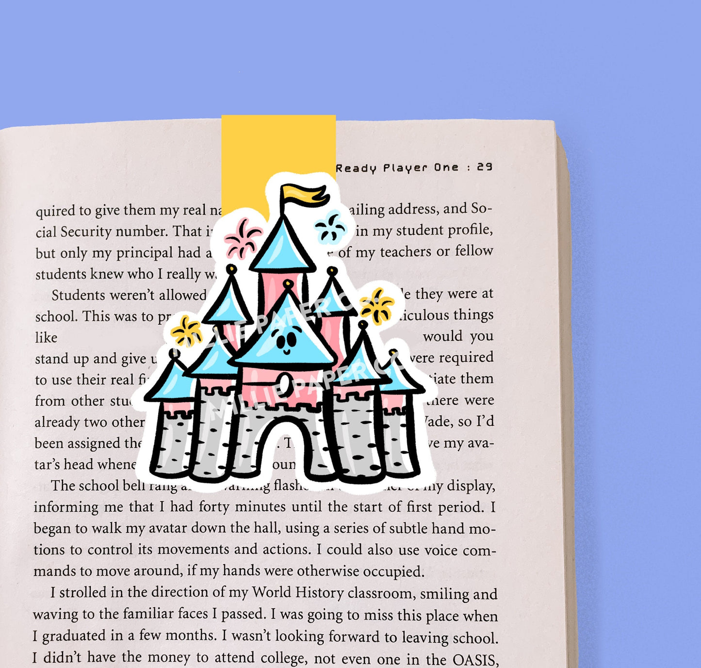 Castle Magnetic Bookmark