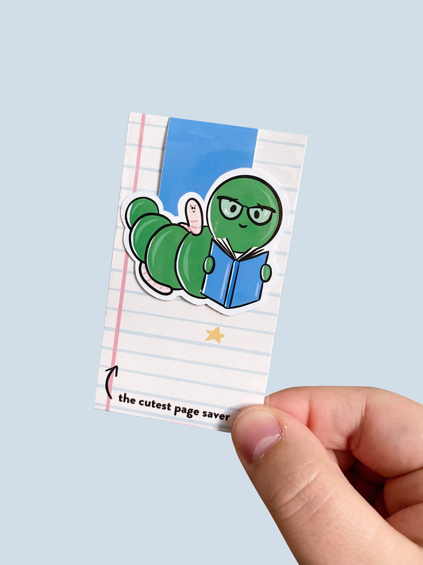 Bookworm Magnetic Bookmark