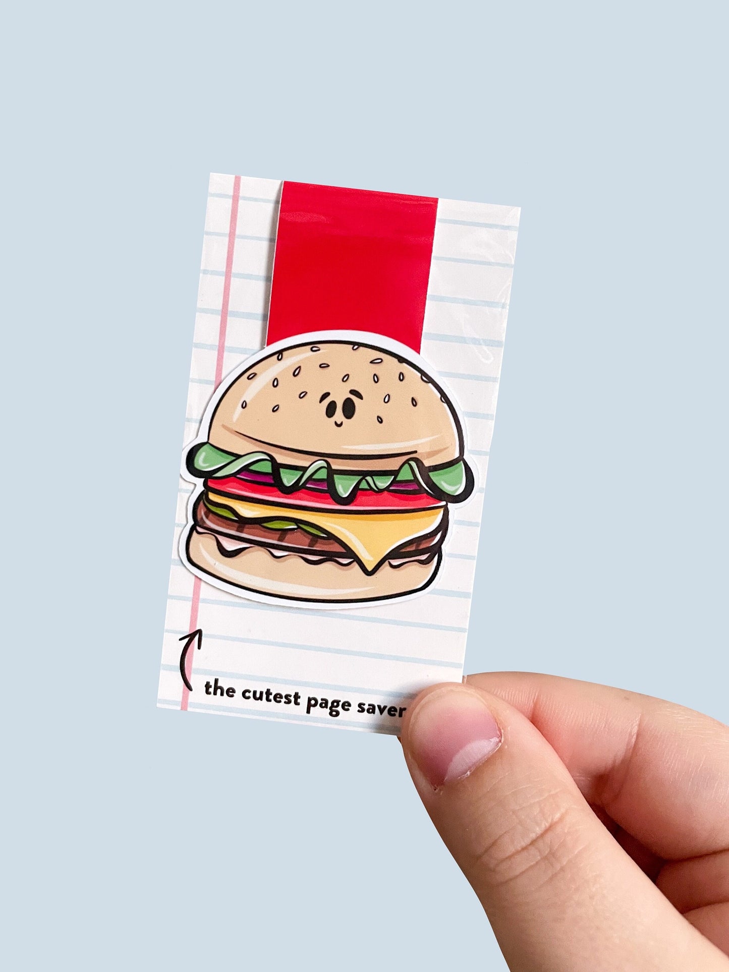 Hamburger Magnetic Bookmark