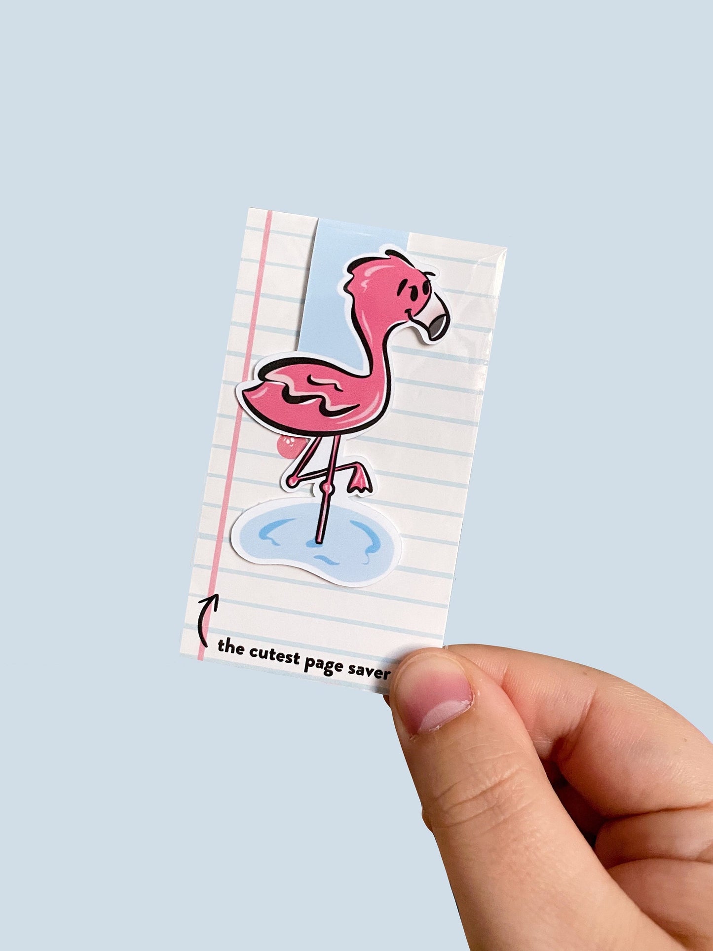 Flamingo Magnetic Bookmark