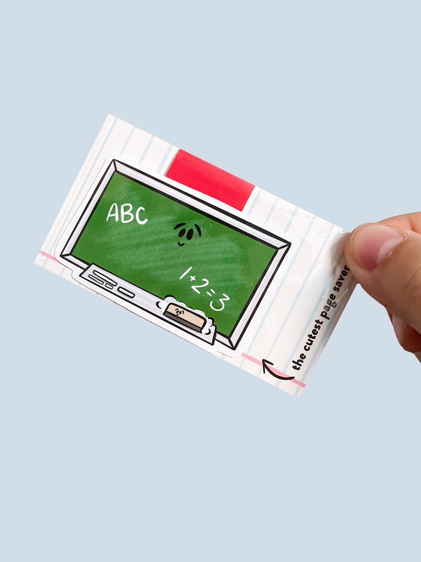School Chalkboard Magnetic Bookmark