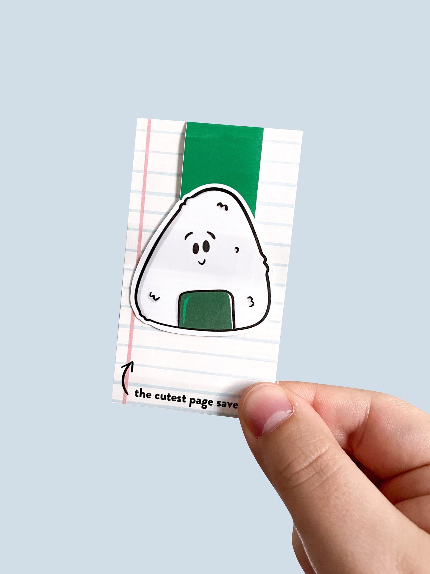 Onigiri Rice Ball Magnetic Bookmark