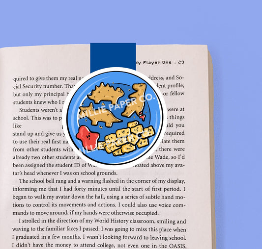 Dino Nuggets Magnetic Bookmark