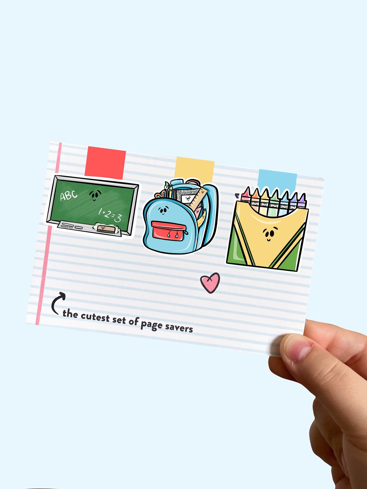 Teacher and School Magnetic Bookmark Trio