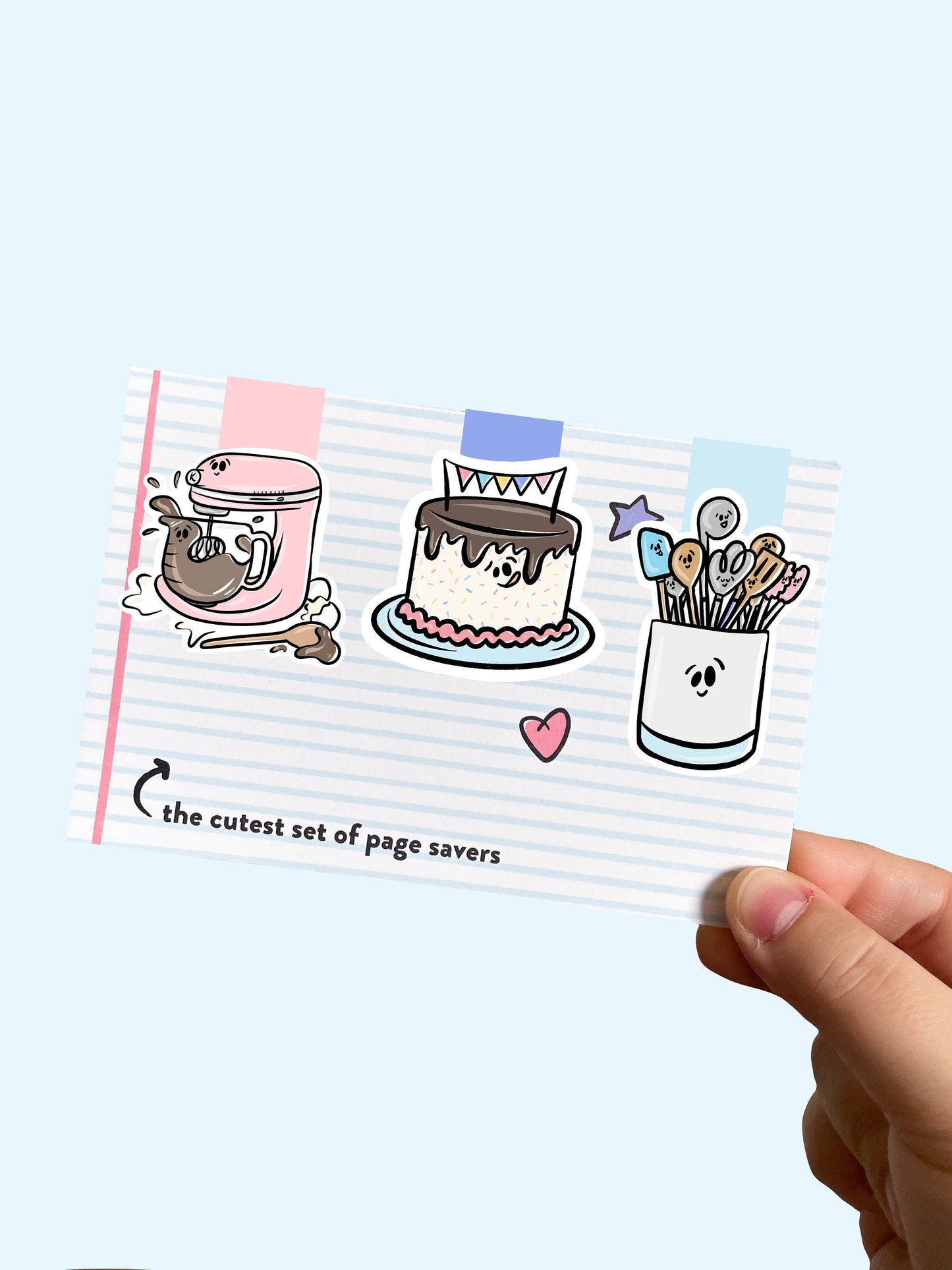 Baking Magnetic Bookmark Trio