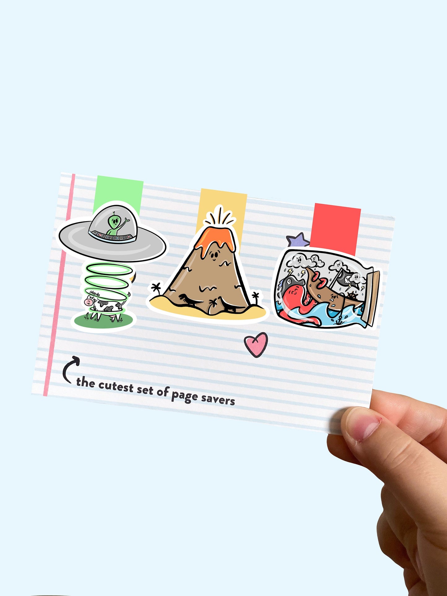 Fantasy Magnetic Bookmark Trio