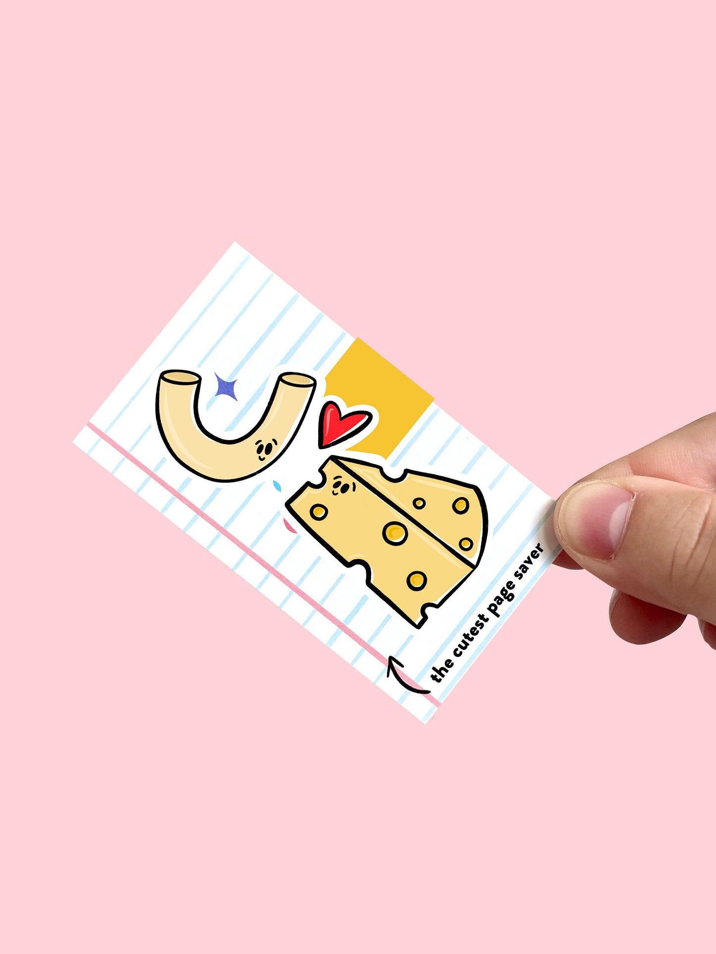 Macaroni and Cheese Magnetic Bookmark