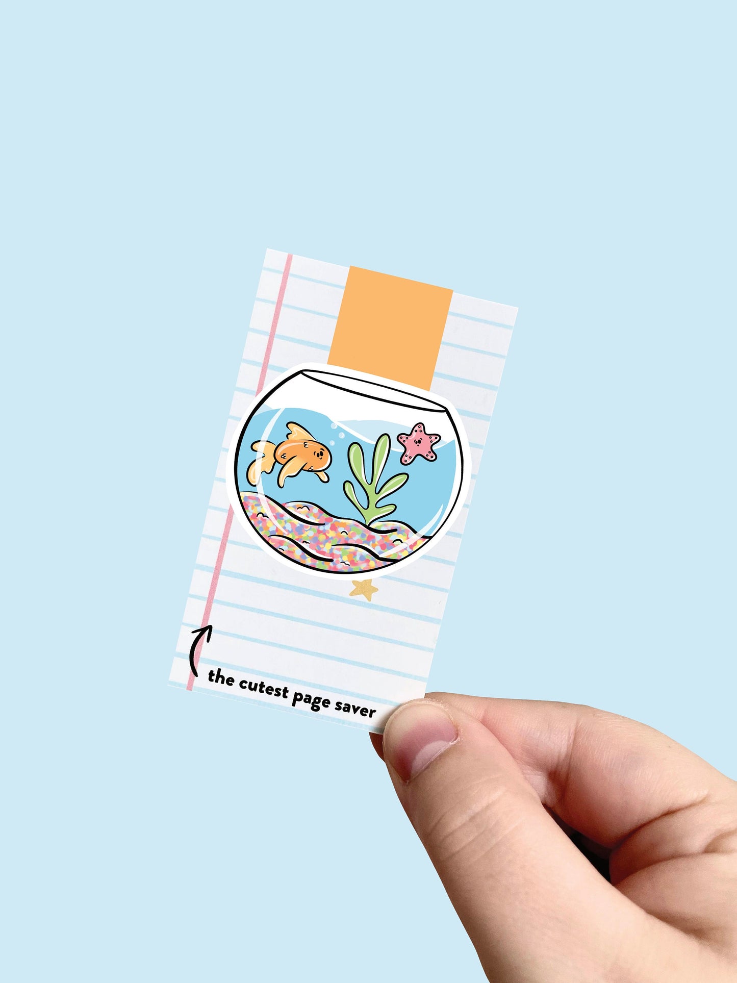 Fishbowl Magnetic Bookmark