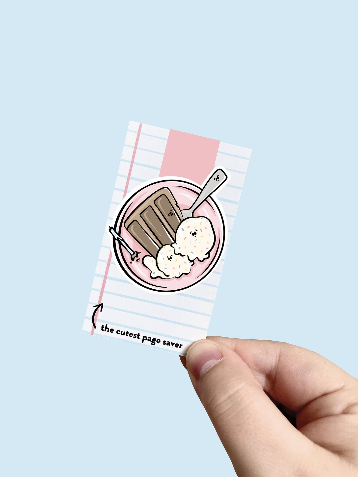 Cake and Icecream Magnetic Bookmark