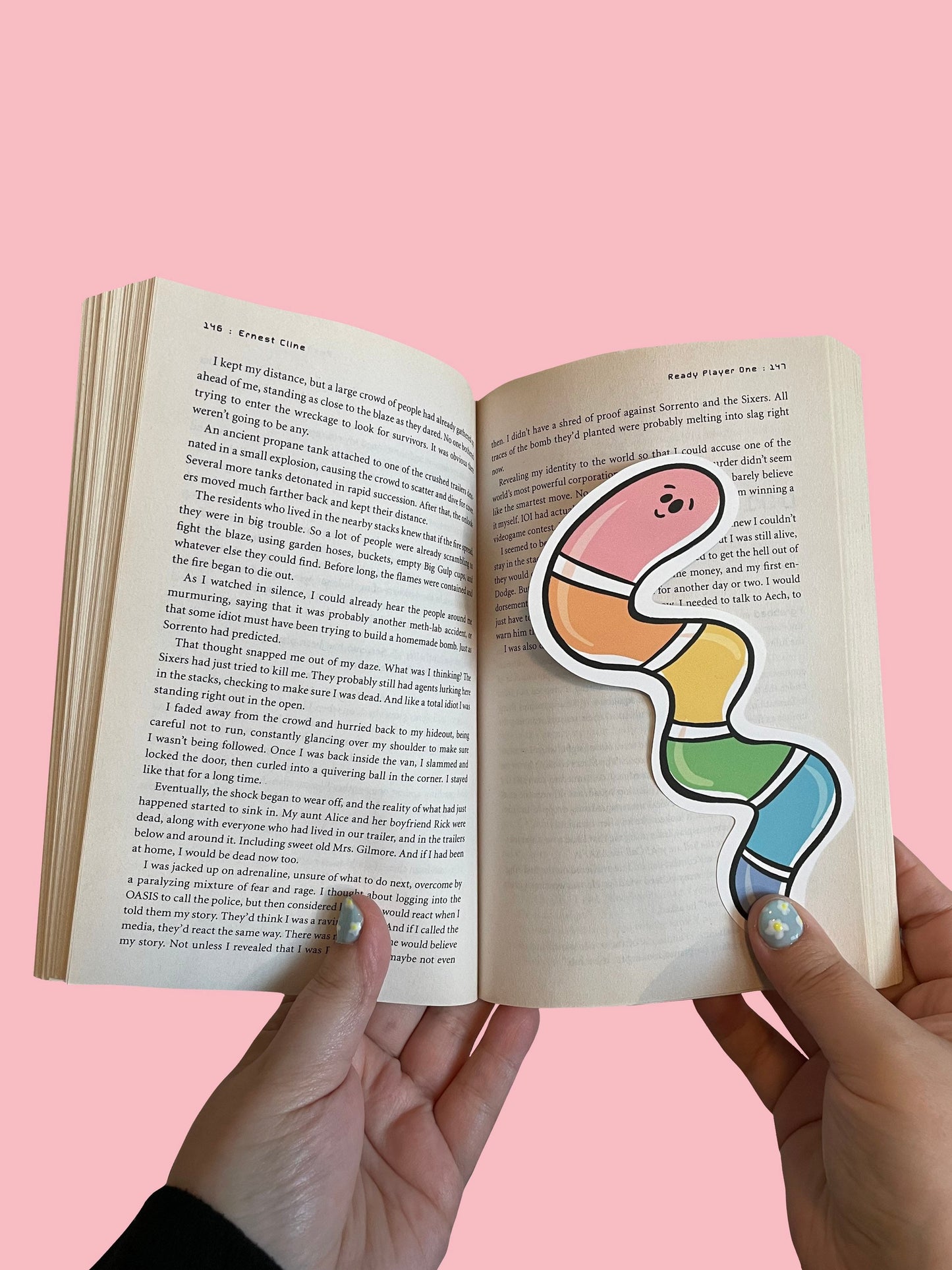 Bookworm Jumbo Bookmark