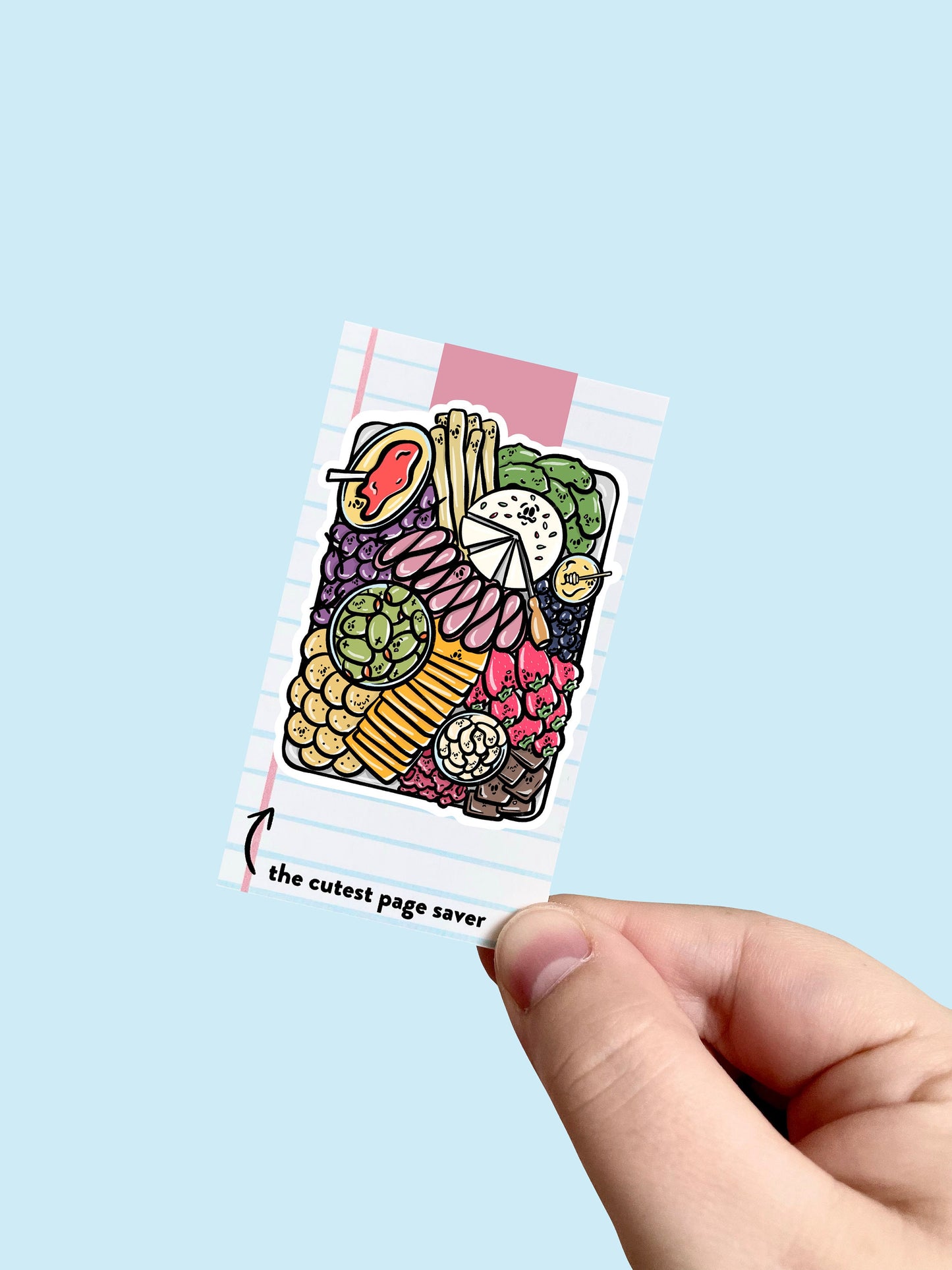 Charcuterie Board Magnetic Bookmark