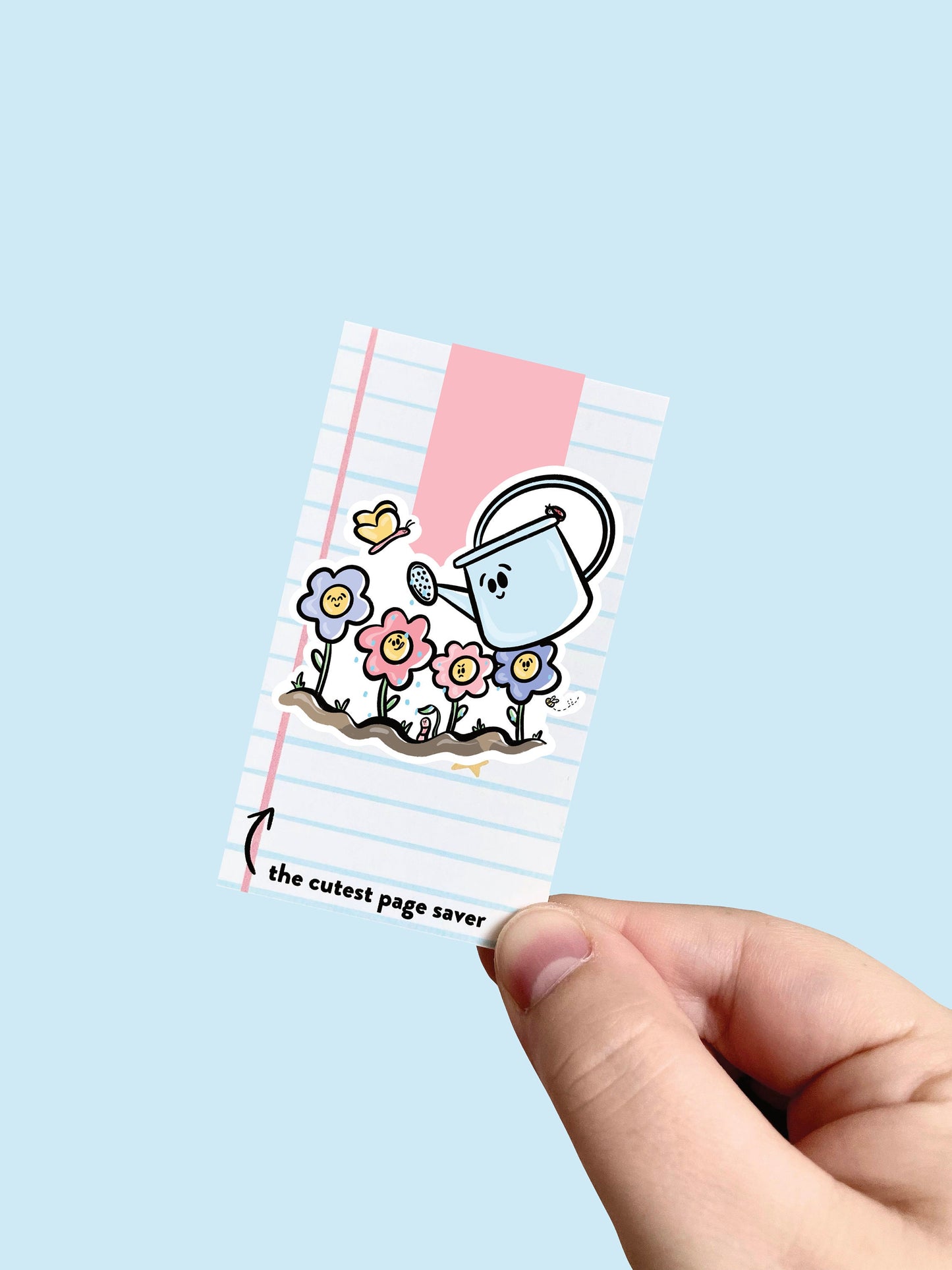 Spring Flowers Magnetic Bookmark