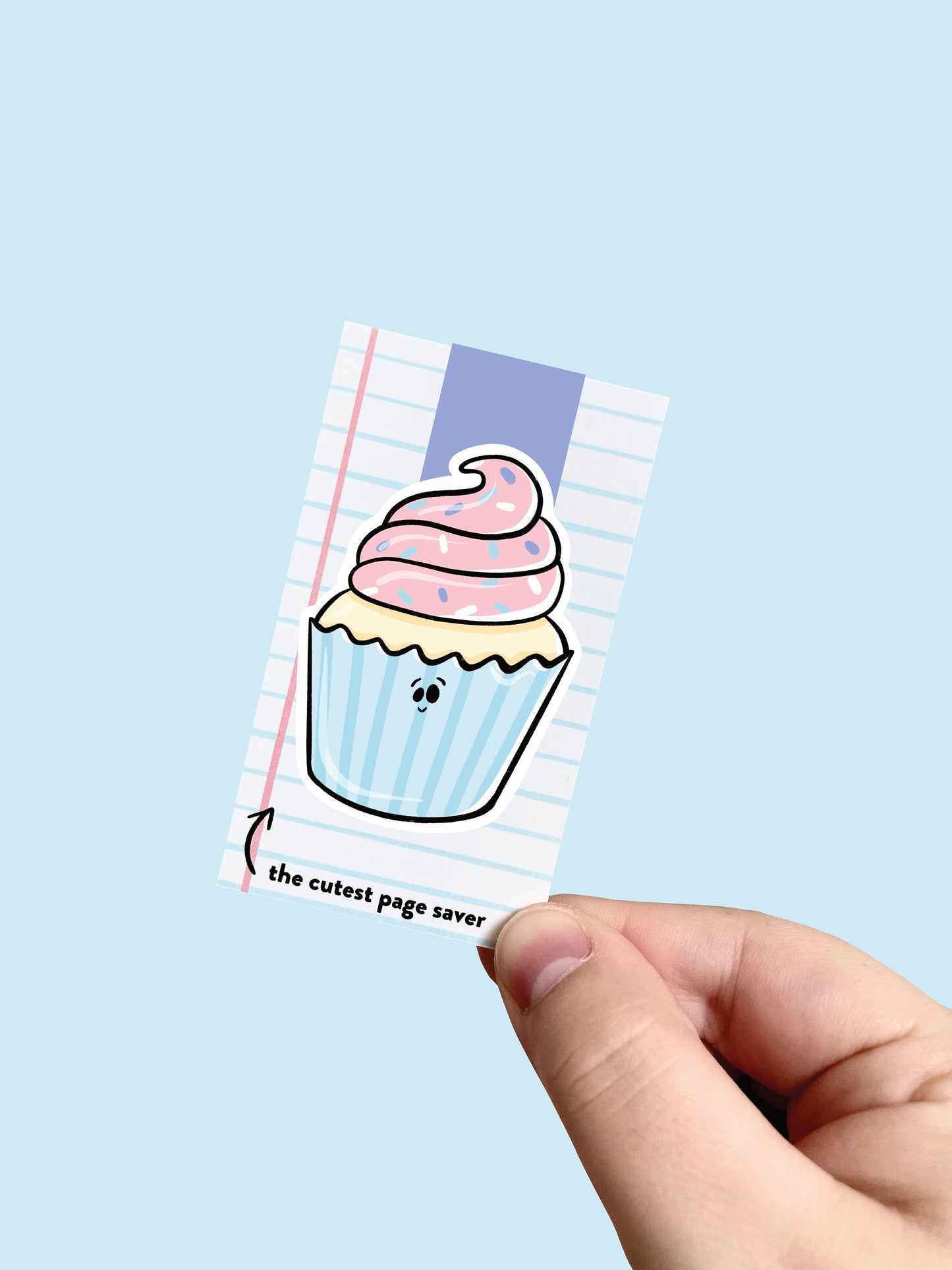 Cupcake Magnetic Bookmark