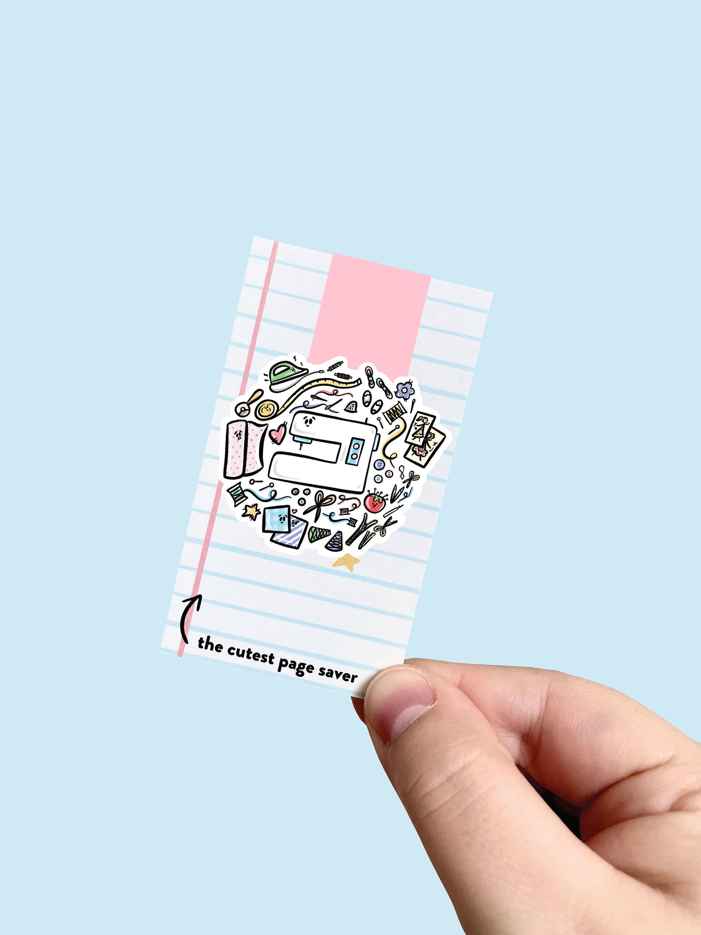 Sewing Things Magnetic Bookmark