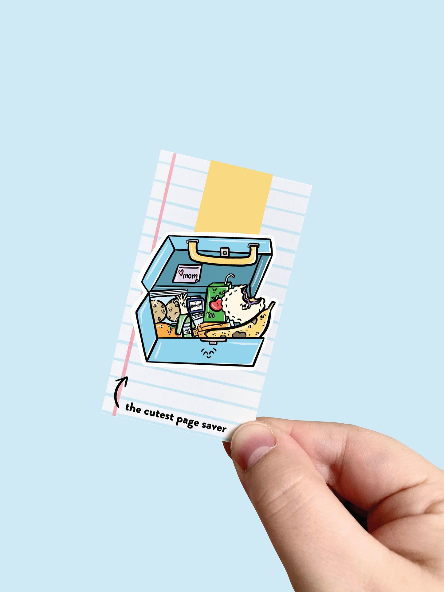 Lunchbox Magnetic Bookmark