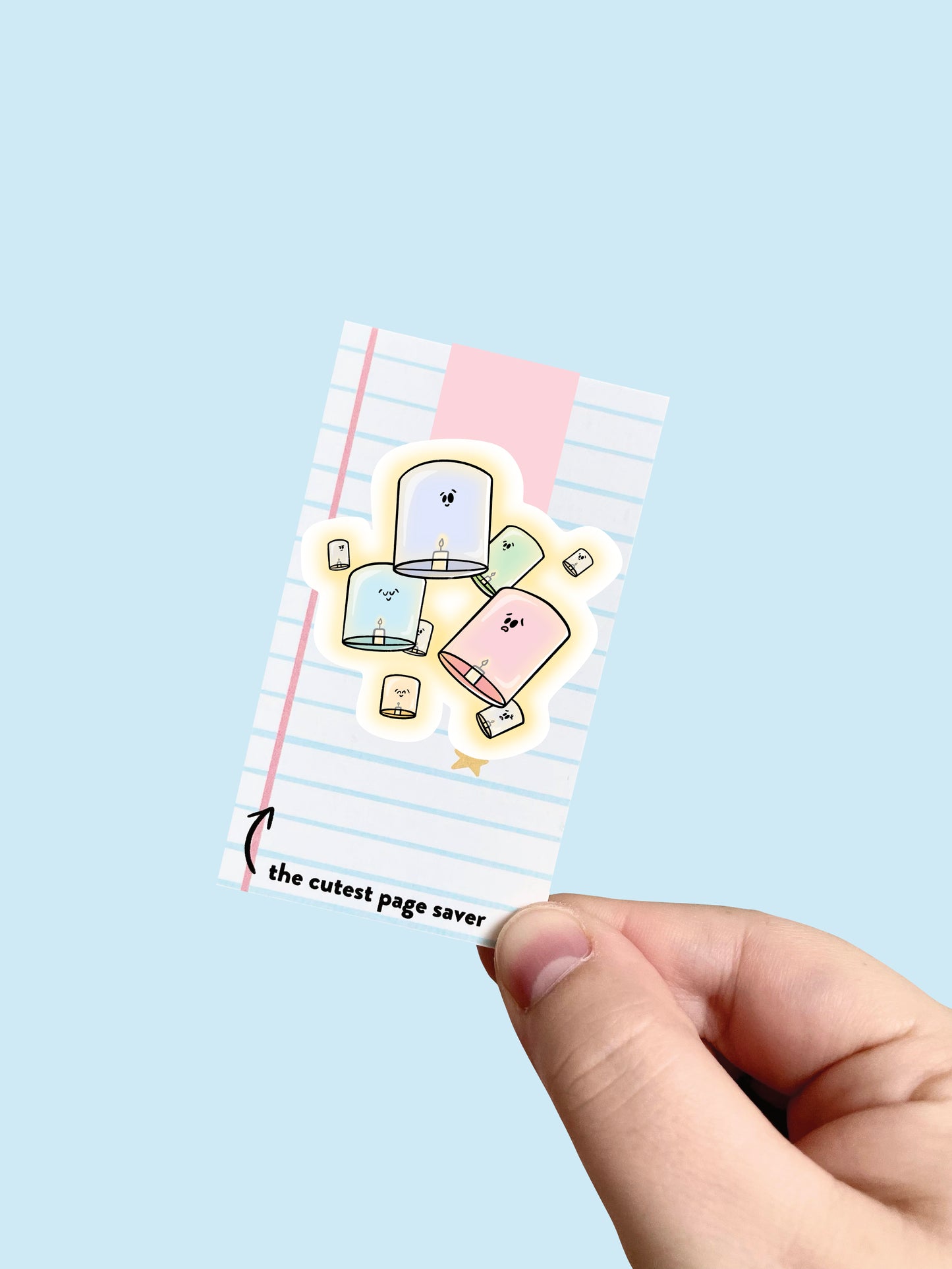 Lanterns Magnetic Bookmark