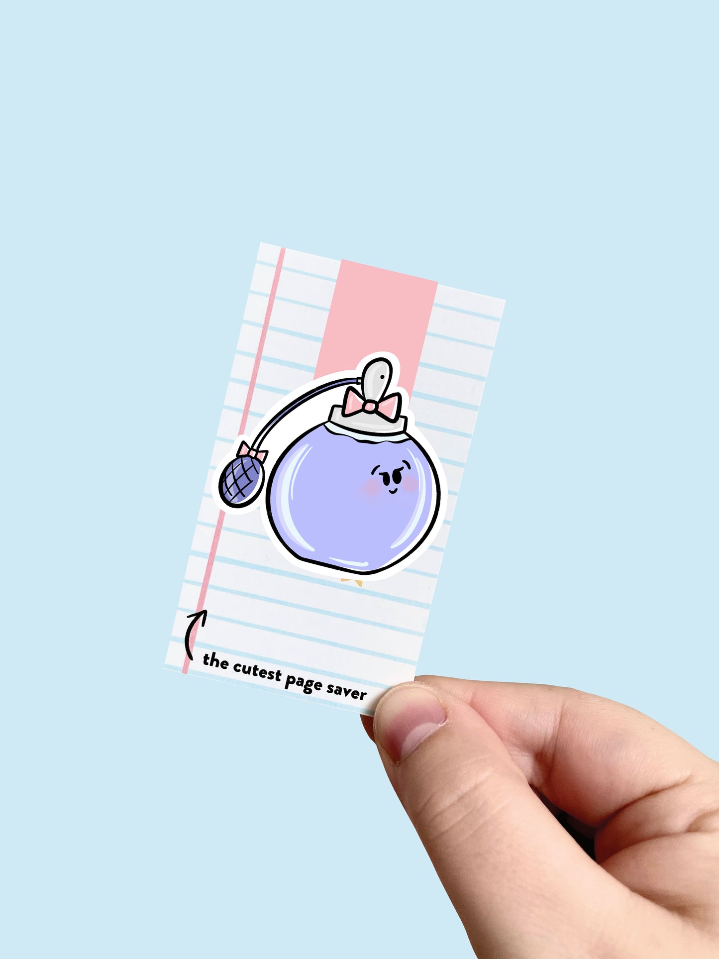 Perfume Bottle Magnetic Bookmark