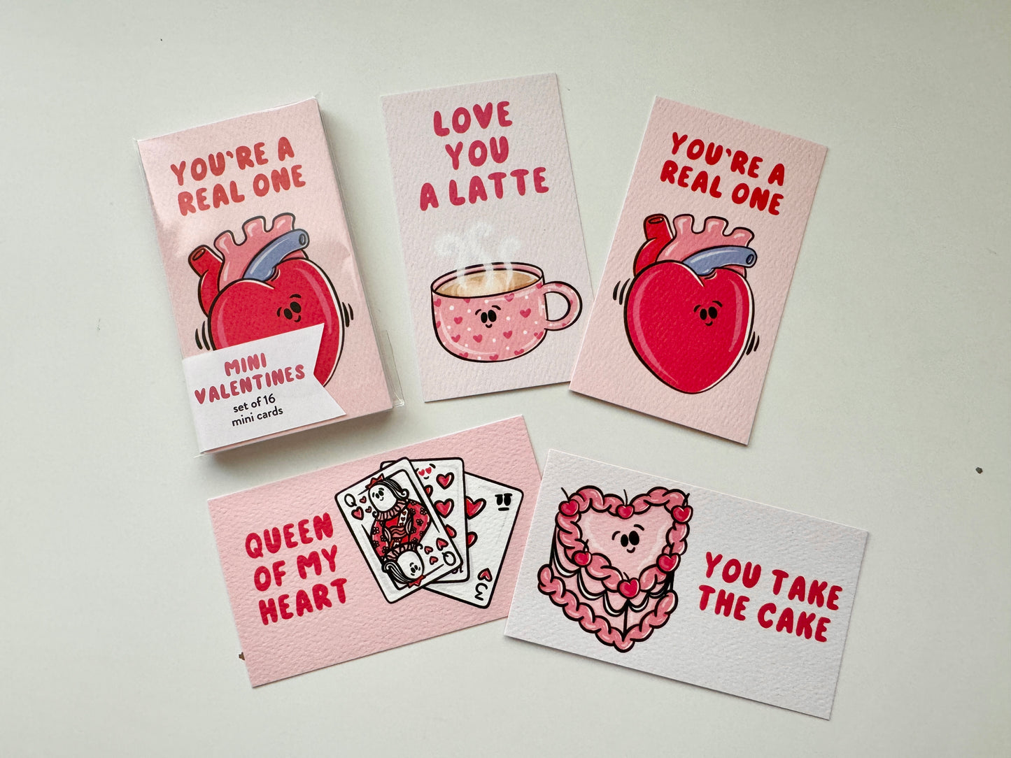 Mini Valentines Card Set