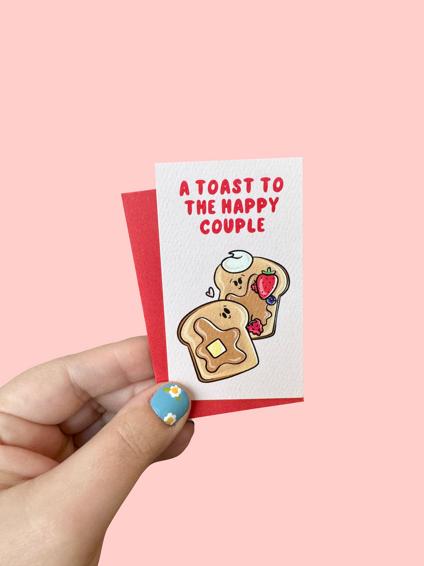 Newlywed Toast Mini Card