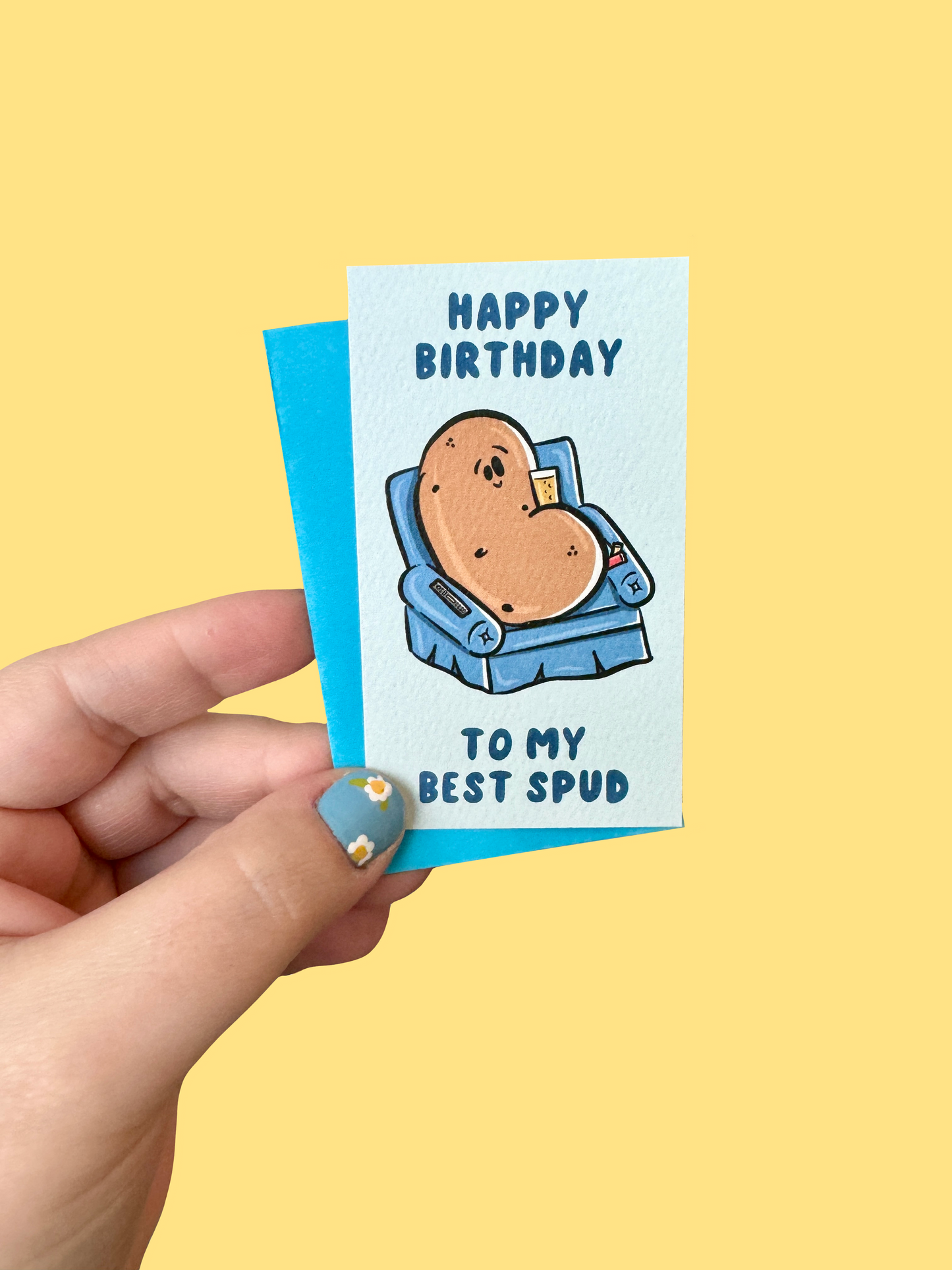 Birthday Spud Mini Card