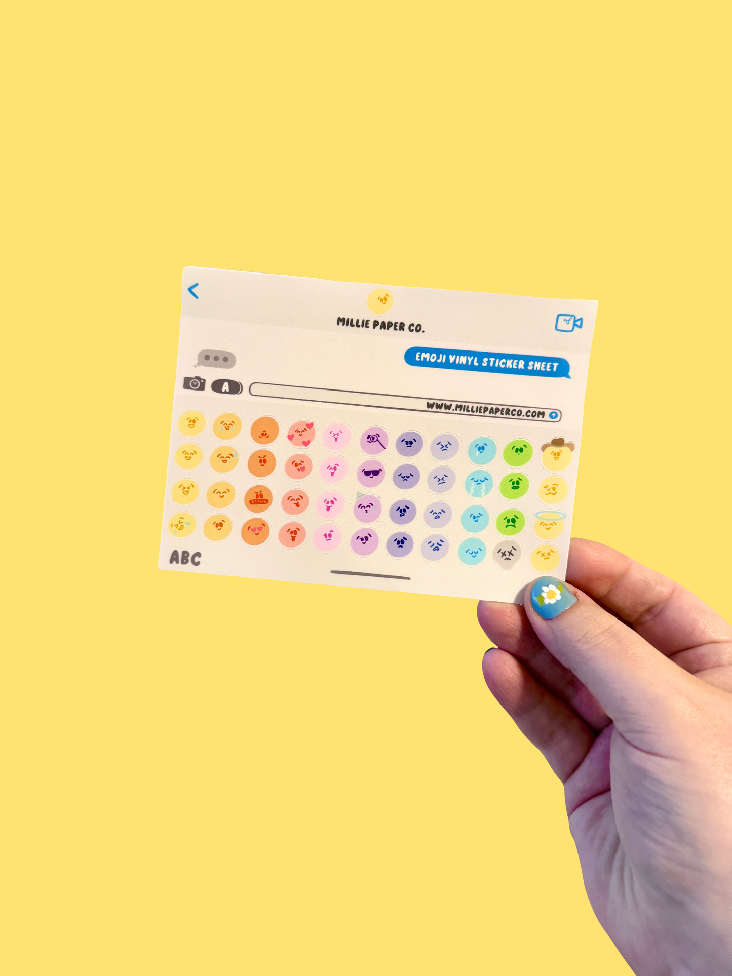 Emojis Vinyl Sticker Sheet