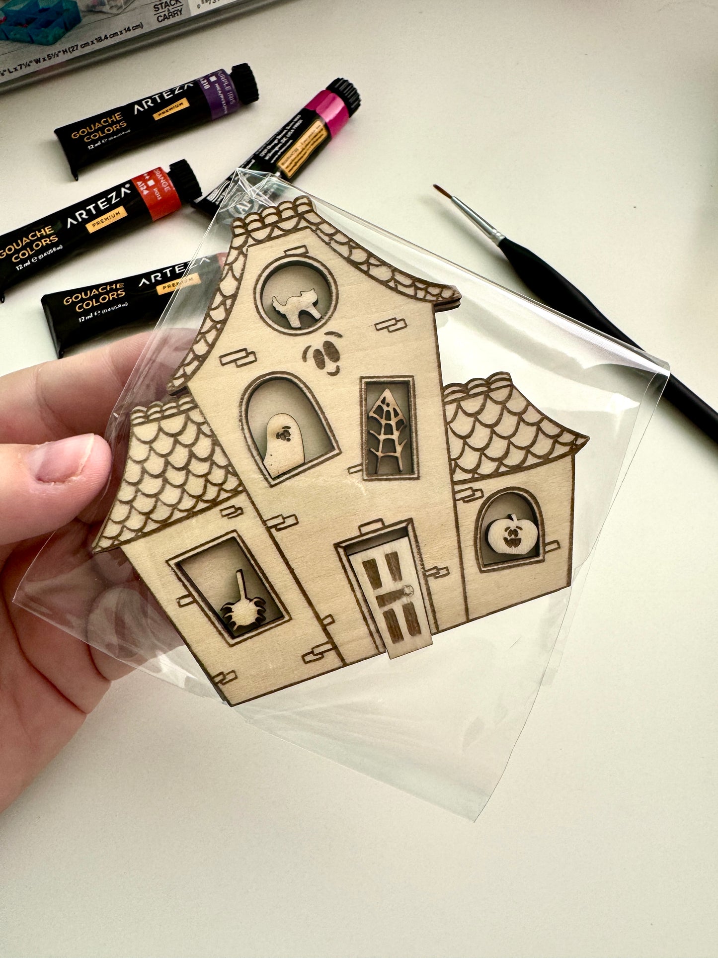 Haunted House Wood Craft Kit