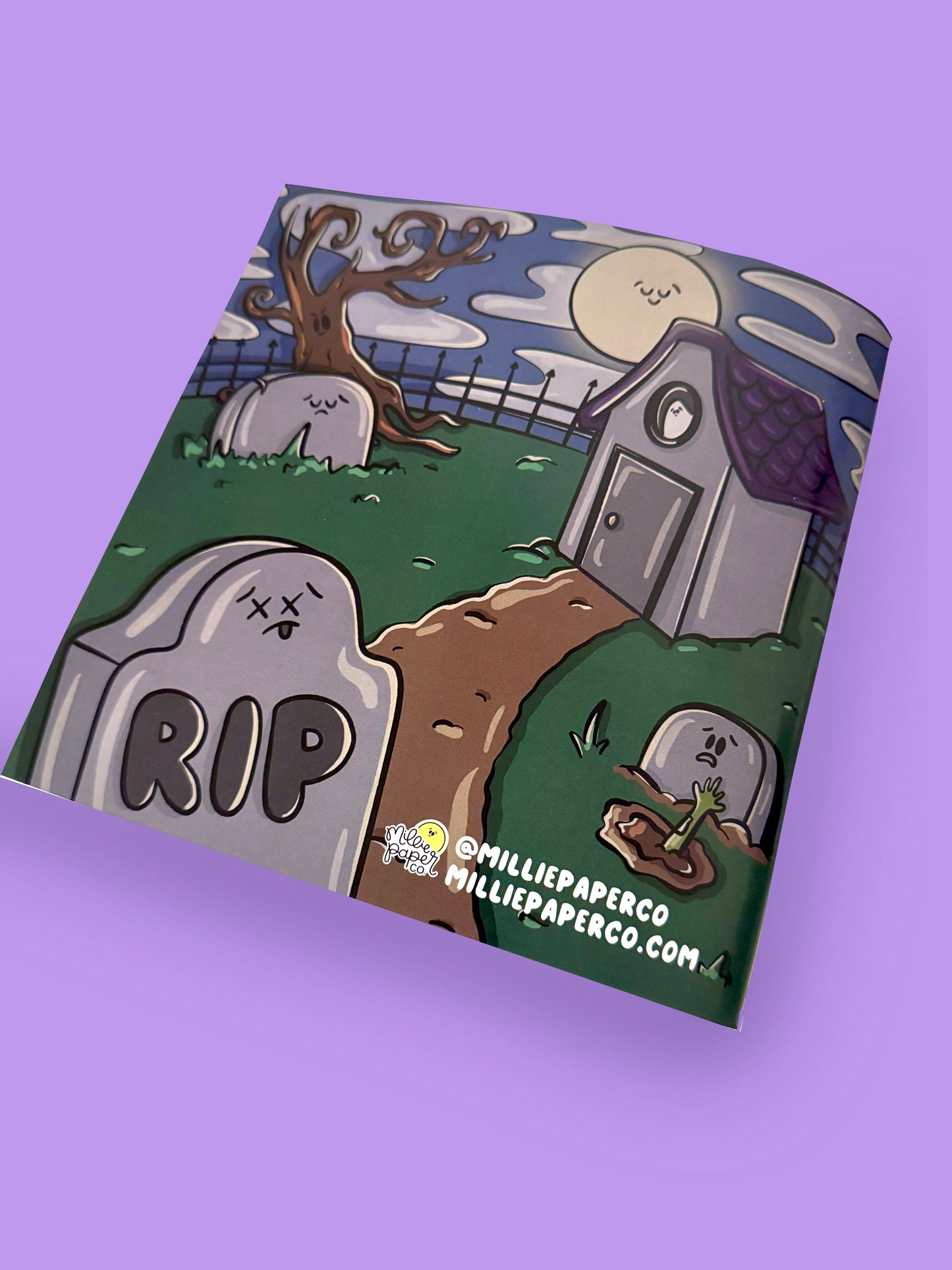 Halloween Village Coloring Book