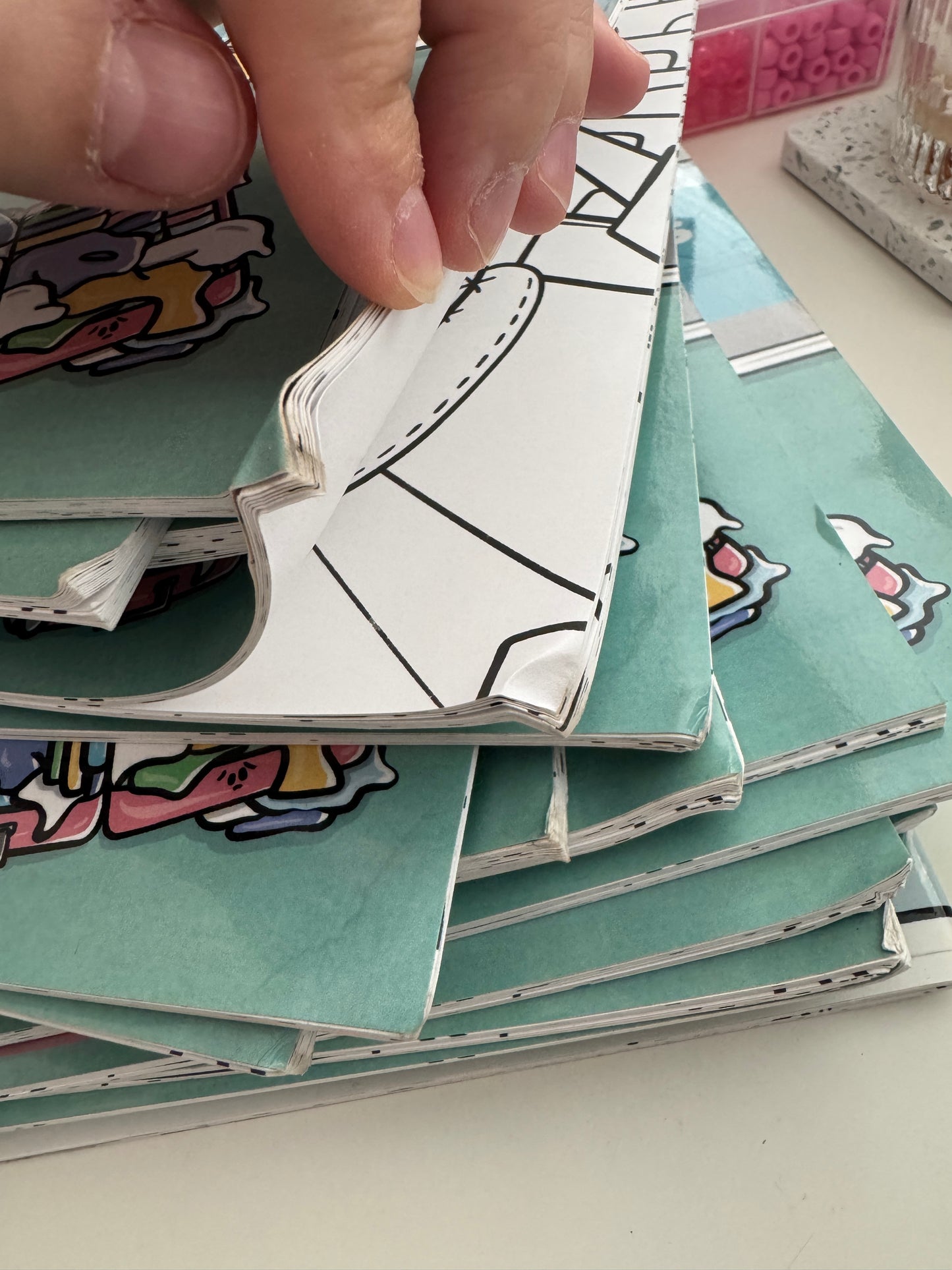OOPS Places with Faces Coloring Book