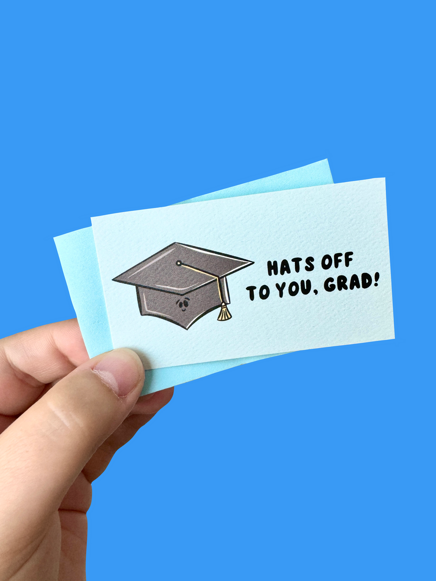 Hats Off, Grad! Mini Card