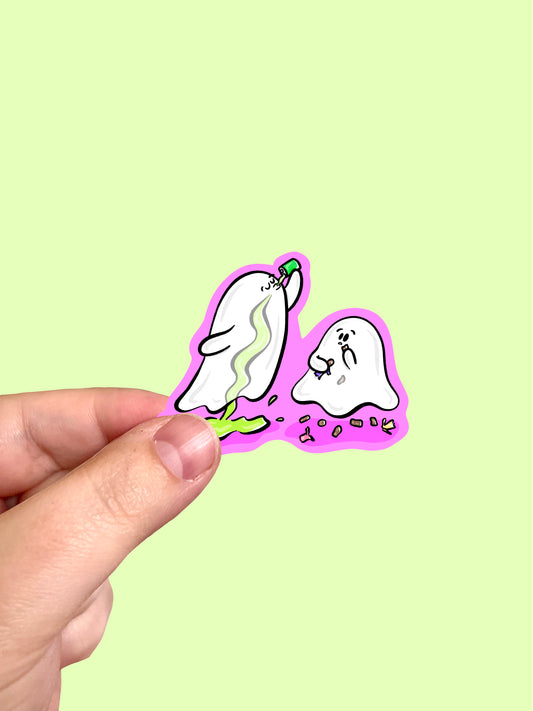 Candy Ghosts Vinyl Sticker