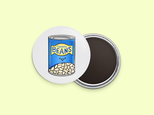 Cannellini Beans Button Fridge Magnet