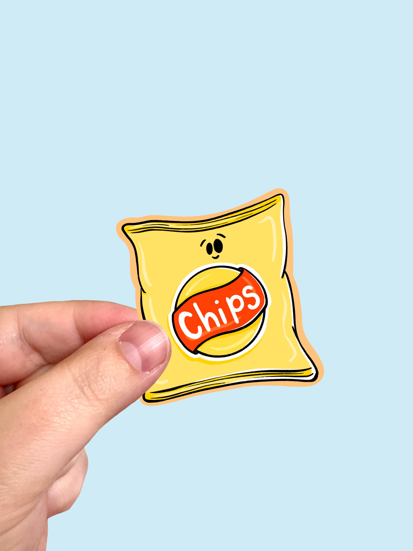 Original Chips Vinyl Sticker