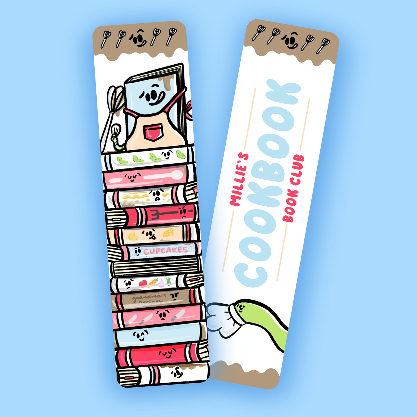 Cookbook Book Club Bookmark