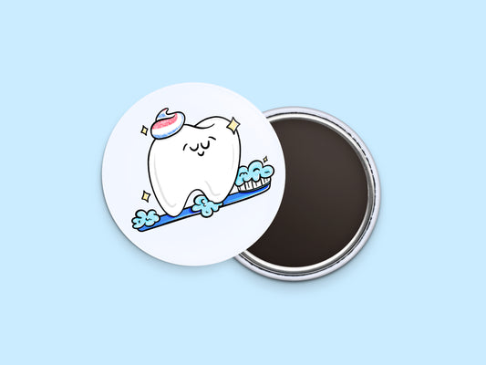 Dentist Appointment Button Calendar Magnet
