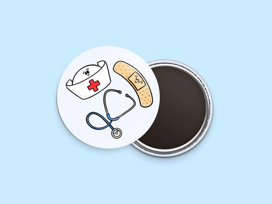 Doctors Appointment Button Calendar Magnet