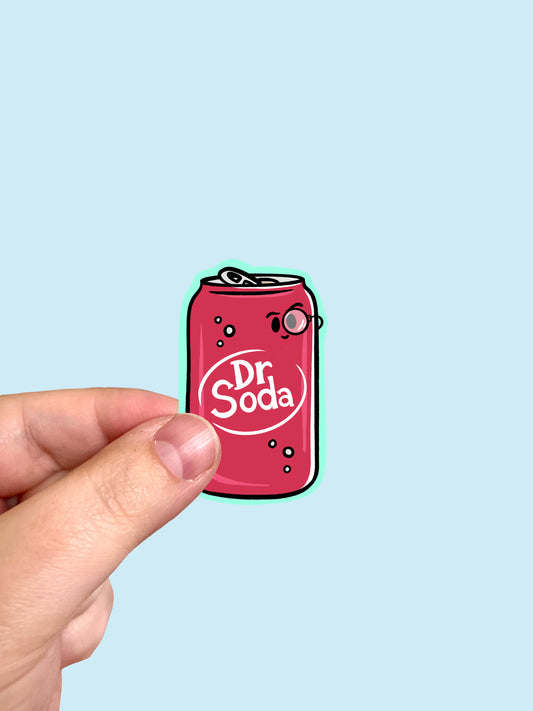 Dr Soda Vinyl Sticker